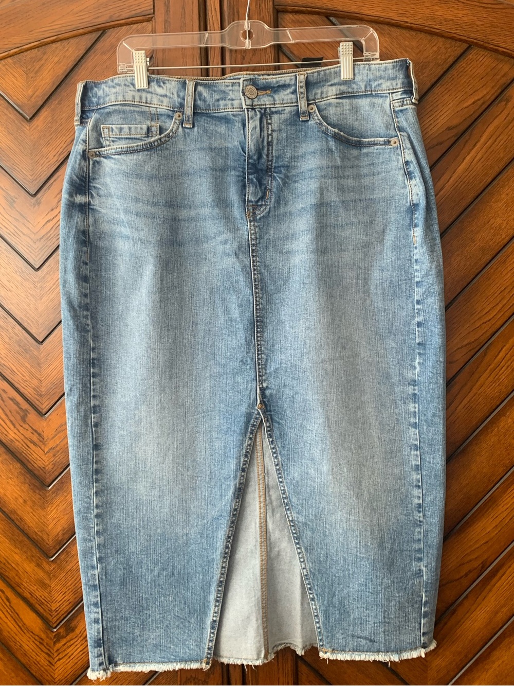 Torrid blue denim jean skirt size 12